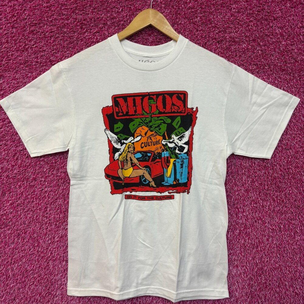 Migos culture rap tee size medium
